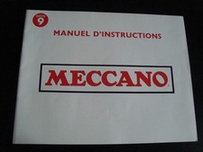 MECCANO - Notice pour boite n° 9