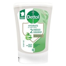 [3025661-2] DETTOL Lot de 2 Flacons de 250 ml Recharge Savon No Touch Aloe Vera