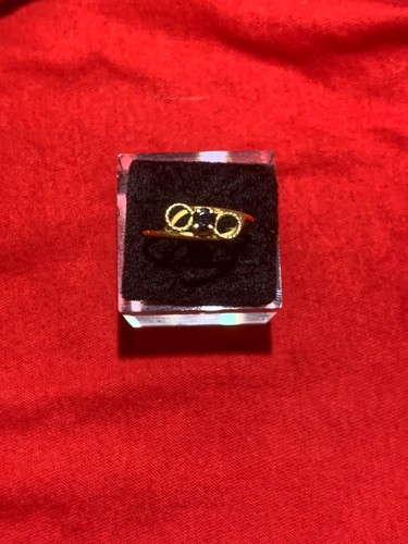 Bague carats et saphir - bague,