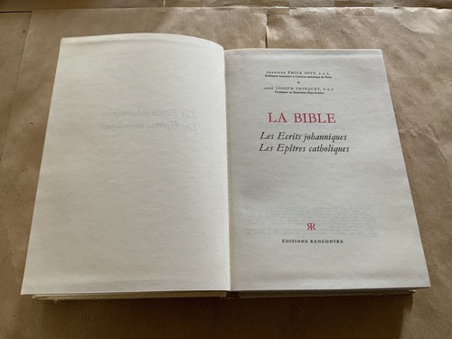 Bible osty écrits - bible, :