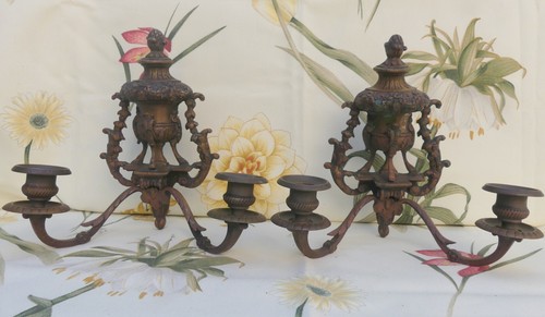 Paire appliques bougeoir - paire,