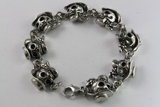 Bracelet Biker Tête De Mort