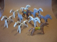 Lots 11 chevaux "Indiens"  Playmobil