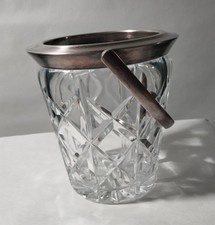 Seau à glaçons en cristal et