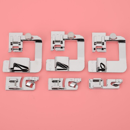 6pcs rolled hem presser foot - rolled,