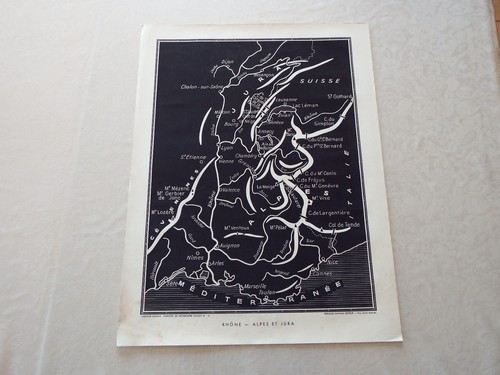 Ancienne carte murale - carte,