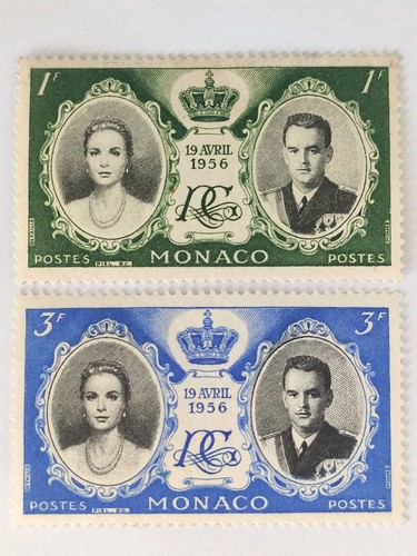 Lot timbres monaco - de,