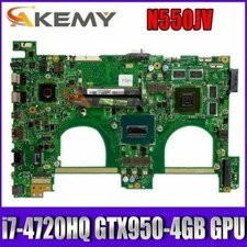 For ASUS N550JV N550JK N550J G550JK Laptop Motherboard i7-4720HQ GTX950-4GB