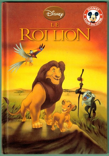 Roi lion livre disney - lion, [livre