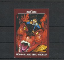 TRADING CARD 2022 PANINI MARVEL VERSUS #49 (MOON GIRL AND DEVIL DINOSAUR)