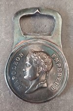 Beau décapsuleur Empereur Napoléon poinçons Christofle Abeille Lauriers  C89