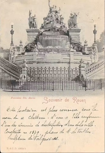 Carte postale rouen - carte,