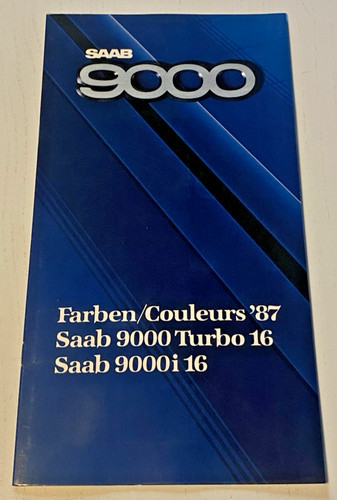 Brochure vente saab 9000 - 9000,