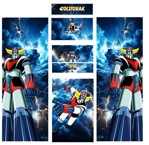 Stickers goldorak universel - 2,