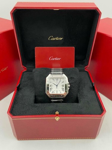 Cartier santos white dial - cartier,