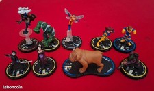 9 Figurines Heroclix Marvel et