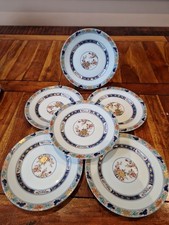 6 Sublimes  Assiettes À Diner  En Porcelaine  Raynaud Limoges Koutani Céladon