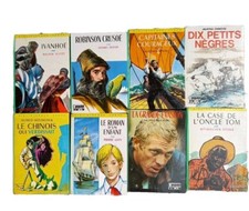 Lot De 8 Livres Livre Bibliothèque Verte Jeunesse Ancien Enfants Hachette Vintag