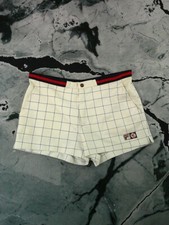 BJ Borg Short Vintage Fila White Line Made in Italy 80s Tennis Björn Suède ATP