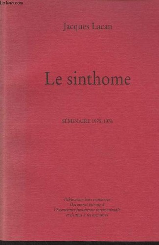 Sinthome séminaire - le,