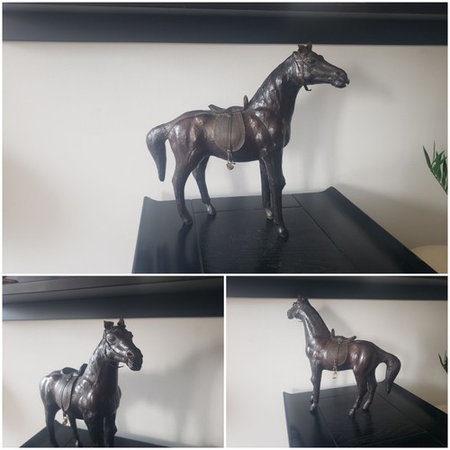 Sculpture animalière cuir - sculpture,
