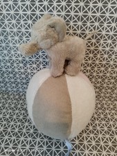 Peluche doudou éléphant balle grelot Tartine et Chocolat