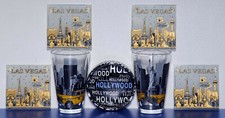 LOT  USA de 4 sous verres LAS