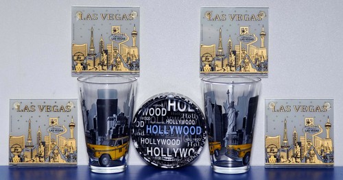 Lot usa sous verres las - sous,