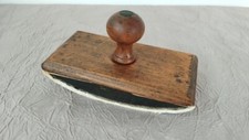 ANCIEN TAMPON BUVARD A BASCULE EN BOIS - PÉRIODE ANNÉES 50/60