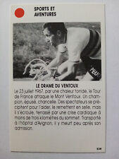  TOM SIMPSON UK Card  Star Cyclisme cycling French Edition 1987 87
