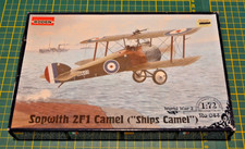MAQUETTE  SOPWITH  2F1  CAMEL   version marine  RODEN  1/72