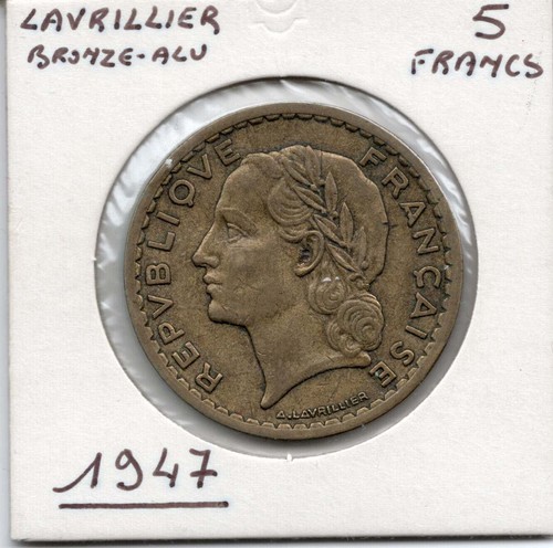 Francs 1947 lavrillier - 5,