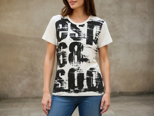 Shirt blanc noir taille - shirt,