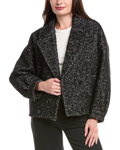 Maje wool blend coat women - wool-blend,