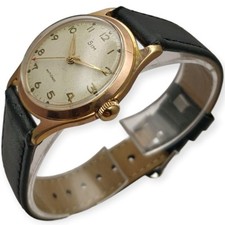 Sim 32,5mm 1950s Calibre mécanique Femga 520 LEBROCANTHEURE MONTRE VINTAGE WATCH