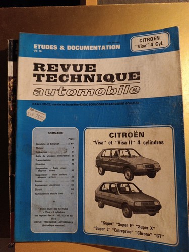 Revue technique automobile - technique,