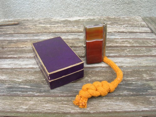 Ancien briquet amadou boite - ancien,