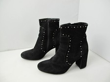 MINELLI Black Studded Suede