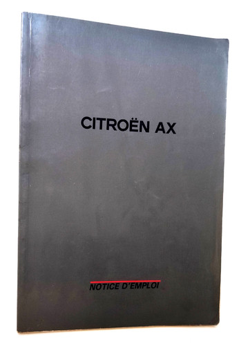 Notice emploi citroen - notice,
