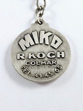PORTE-CLES - GLACES MIKO - COLMAR - Saint-Christophe, Métal - Vintage 1960s