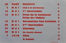 Affiche MAI 68 originale 