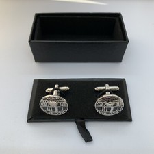 Boutons de Manchette Star Wars Étoile De La Mort (Death Star) + Écrin
