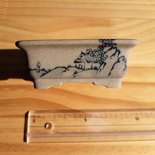 Pot bonsaï japonais - à, peint
