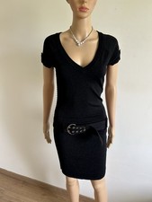 Robe noire pailletée à