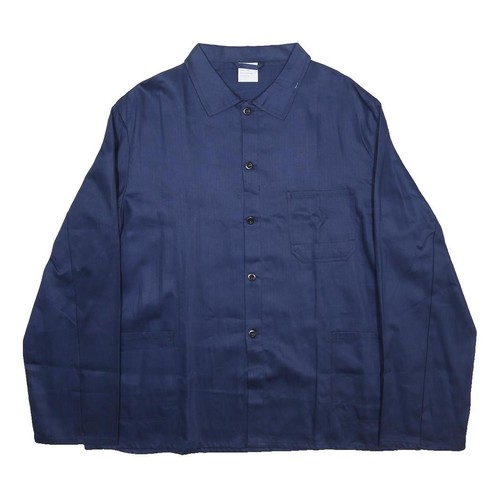 Veste boutonnée coton bleu - boutonnée,