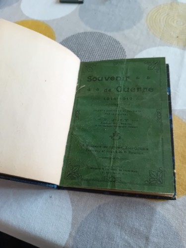 Souvenirs guerre 1914 - souvenirs, de