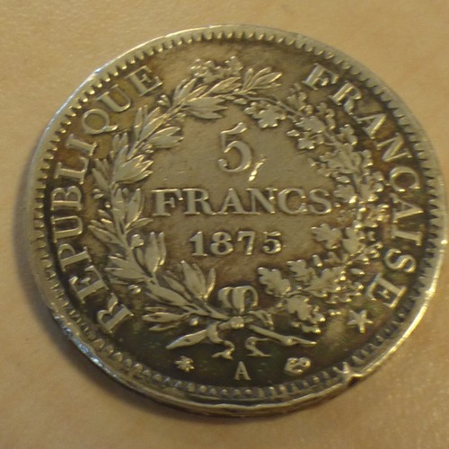 France francs 1875 hercule - 5,