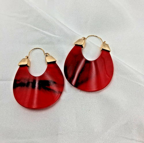 Boucles oreilles laiton - boucles, en