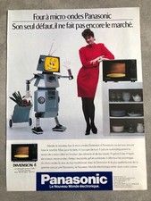 publicité de presse 1986 Four à micro-ondes PANASONIC