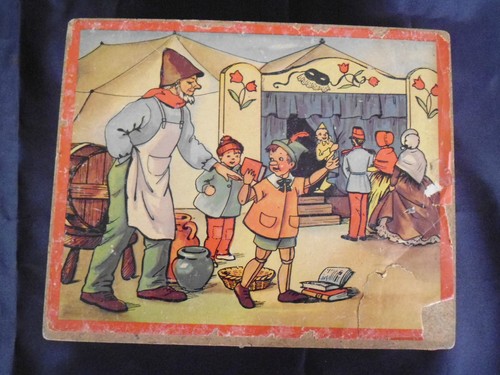 Jouet ancien cubes bois - ancien, en